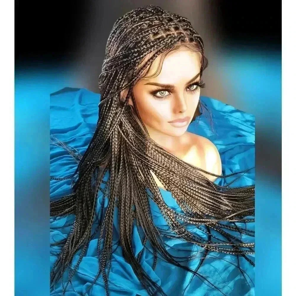 Pain-Free 22" Knotless Box Braids with Lace Closure and Baby Hair - Instant, NWT - Picture 2 of 15